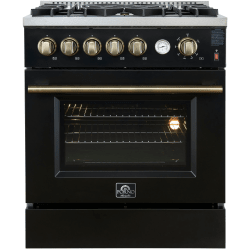 30 Inch Freestanding Gas Range  - Giovanni 30-inch Gas Range in Front View view