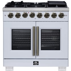 30 Inch Freestanding French Door Dual Fuel Range  - Capriasca 36-Inch Freestanding French Door Dual Fuel Range view