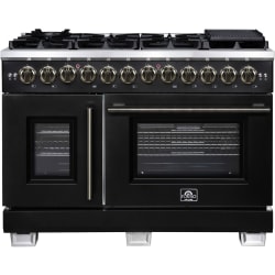 48 Inch Freestanding French Door Dual Fuel Range  - Forno Capriasca 48-Inch Freestanding French Door Dual Fuel Range view