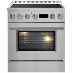 Freestanding Induction Range  - Torino 30 Inch Induction Range view