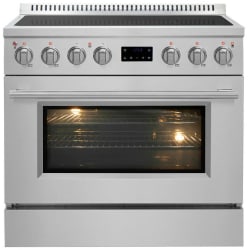 Freestanding Induction Range  - Torino 36 Inch Induction Range view