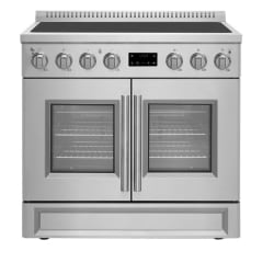 36 Inch Freestanding French Door Induction Range  - Torino 36 Inch French Door Induction Range view
