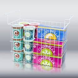 Wired Basket for Flat-Top Ice Chest Freezers - Front View view