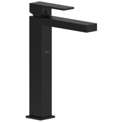 Single Handle Tall Lavatory Faucet  - Kubik Single Handle Tall Lavatory Faucet with 1.2 GPM Flow Rate in Black view