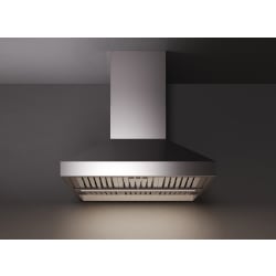Wall Mount Range Hood  - Pyramid Outdoor Wall Mount Range Hood in Front View view