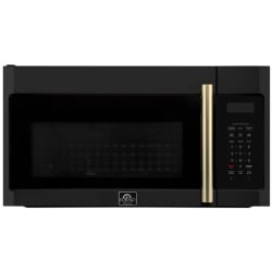 30 Inch Over-the-Range Microwave  - Fornace 30-Inch Over the Range Convection Microwave, Black – 1.5 cu.ft, 300 CFM Vent, Touch Control, LED Light view