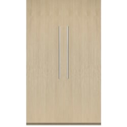 Column Set with 24 Inch Refrigerator and 24 Inch Freezer Panel Ready - Column Set view
