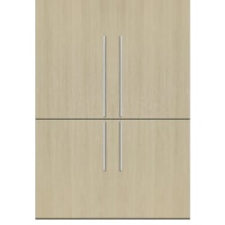 Column Set with 24 Inch Refrigerator Panel Ready - Column Set view