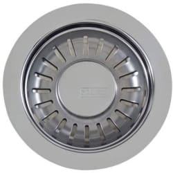 Sink Strainer Basket: Chrome - Chrome Top View view