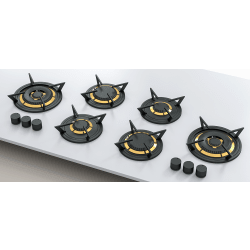 74,300 BTU Modular Gas Cooktop  - Six Burner Modular Gas Cooktop view