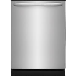 24 Inch Fully Integrated Built In Dishwasher  - Front View Stainless Steel view