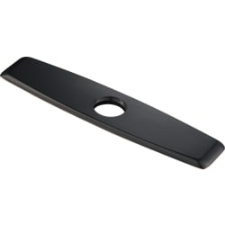 10 Inch Deck Plate For Single-Hole Mount Kitchen Faucets  - Front view