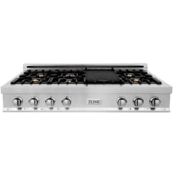 Professional Gas Rangetop  - Front view