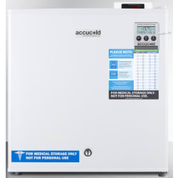 1.4 cu. ft. Compact Medical Freezer - White with Stabilized Temperature For Vaccine Storage view
