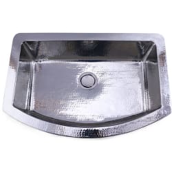 33 Inch Hand Hammered Stainless Steel Farmhouse Apron Sink - 33 Inch Hand Hammered Stailess Steel Farmhouse Apron Sink view