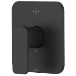 3/4 Inch Single Handle Thermostatic Trim  - Equinox™ 3/4" Thermostatic Trim Without Volume Control in Black view