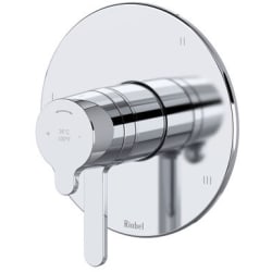 Single Lever Handle Thermostatic and Pressure Balance Trim  - Nibi™ Single Lever Handle Thermostatic and Pressure Balance Trim with 3 Functions in Chrome view