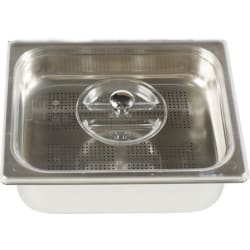 Single Basin Steam Cooker for Cooktop Griddle Burner - Image for Reference Only:Dimensions Not Exact view