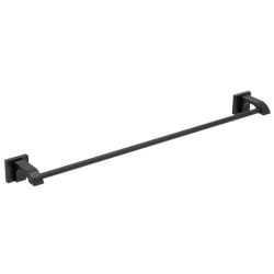 24 Inch Single Towel Bar: Black - Zendo 24 Inch Single Towel Bar in Black view