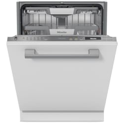 24 Inch Built-In Panel Ready Fully Integrated Smart Dishwasher  - 24 Inch Built-In Panel Ready Fully Integrated Smart Dishwasher with 16 Place Setting Capacity - Front View, Slightly Open view