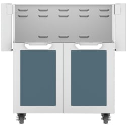 30 Inch Double Door Grill Cart: Pacific Fog - 30 inch grill cart view