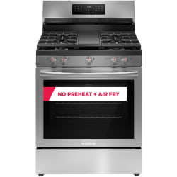 30 Inch Freestanding Gas Range - 30 Inch Freestanding Gas Range No Preheat + Air Fry view
