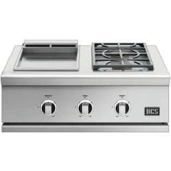 30 Inch Griddle and Dual Side Burner - 30 Inch Series 9 Double Side Burner Griddle view