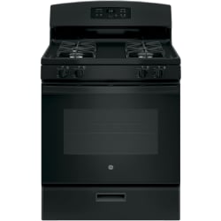 30 Inch Freestanding Gas Range - Black Front View view