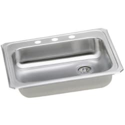 25 Inch Top Mount Single Bowl Stainless Steel Sink - Featured View view