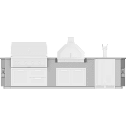 12 Ft. Outdoor Living Suite  - 12 Ft. Outdoor Living Suite with Campania Pizza Oven™ and Beer Dispenser view
