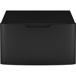 28 Inch Pedestal Storage Drawer: Carbon Graphite - 28 Inch Pedestal Storage Drawer Front View view