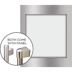 Stainless Steel Overlay Panel for ADA Height Installations - Front View view