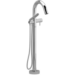 Single Hole Floor Mount Tub Filler Trim  - Single Hole Floor Mount Tub Filler Trim in Chrome view