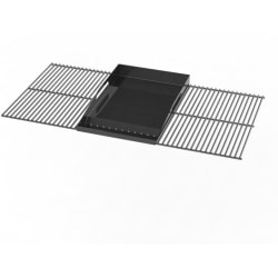 Ceramic Coated Griddle Insert & Cooking Grates Set - 1000 Series - Front View view
