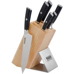 7-Piece Knife Set  - Thor Kitchen 7-Piece Knife Set with Knife Block view