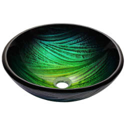 17 Inch Nei Glass Vessel Sink  - Front View view