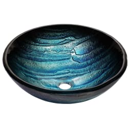 17 Inch Ladon Glass Vessel Sink - Front View view