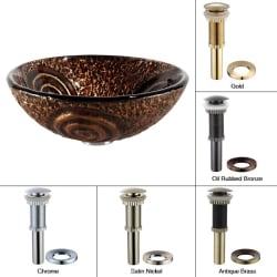 16 1/2 Inch Luna Glass Vessel Sink - Featured View view