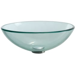 16 1/2 Inch Clear Glass Vessel Sink - Featured View view