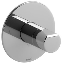 Single Knob Handle Pressure Balance Trim Only: Chrome - Parabola™ Single Knob Handle Pressure Balance Trim Only in Chrome view