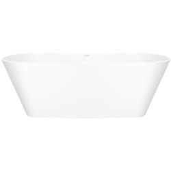 29 Inch Freestanding Soaking Bathtub  - Freestanding Soaking Bathtub with No Overflow Hole view