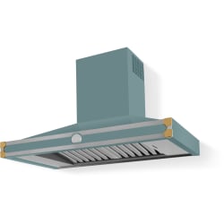 43 Inch Wall Mount Chimney Range Hood  - 43 Inch Wall Mount Chimney Range Hood with 600 CFM view