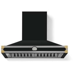 36 Inch Wall Mount Ducted Hood - Front View view