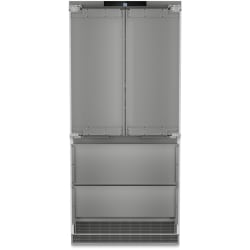 36 Inch Built-In Panel Ready 4-Door French Door Refrigerator  - 36 Inch Built-In 4-Door French Door Refrigerator in Front View view