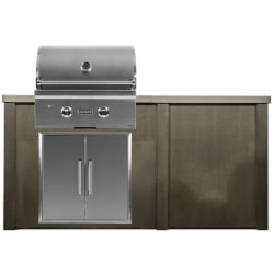 5.5 Ft Outdoor Kitchen Island  - outdoor island view