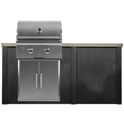 5.5 Ft Outdoor Kitchen Island  - outdoor island view