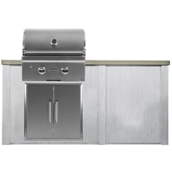 5.5 Ft Outdoor Kitchen Island  - outdoor island view