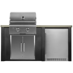 5.5 Ft Outdoor Kitchen Island  - outdoor island view