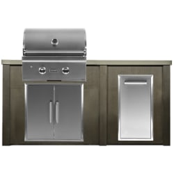 5.5 Ft Outdoor Kitchen Island  - outdoor island view