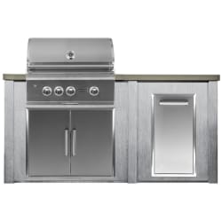 6 Ft Outdoor Kitchen Island  - kitchen Island view
